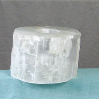 Selenite Candle Holder