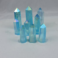 Aqua Aura Quartz Points (20 g- 80 g) (Choose Your Crystal)