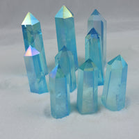 Aqua Aura Quartz Points (20 g- 80 g) (Choose Your Crystal)
