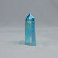 Aqua Aura Quartz Points (20 g- 80 g) (Choose Your Crystal)