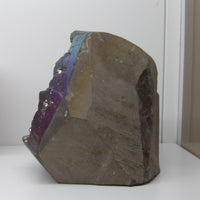 Aura Quartz Cut Base Back