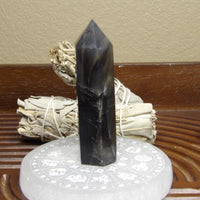 Black Agate Points – Polished (3.5”–4”)