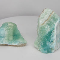 raw Blue Aragonite specimens from Pakistan