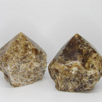 Brazilian Honey and Chocolate Calcite freeforms choose your piece