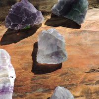 Genuine Purple and Green Fluorite Chunks - Choose Your Crystal