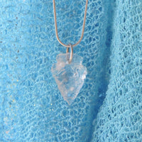 Clear Quartz Arrowhead Pendant