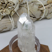 Clear Quartz Point with Chlorite Inclusion
