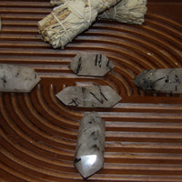 ✨ Double-Terminated Tourmalinated Quartz Points ✨