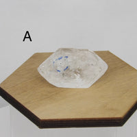 Natural Enhydro Quartz crystal with visible trapped water inclusion and mobile particle. Choose your exact collector specimen from Star Woman Crystals.