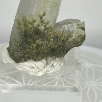 Quartz Point with Epidote