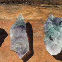 Genuine Purple and Green Fluorite Chunks - Choose Your Crystal
