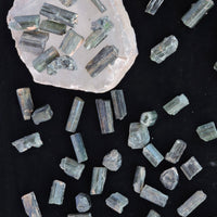 Green Tourmaline – Raw Crystals in Various Sizes