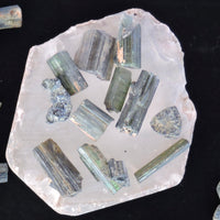 Green Tourmaline – Raw Crystals in Various Sizes