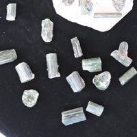 Green Tourmaline – Raw Crystals in Various Sizes