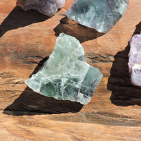 Genuine Purple and Green Fluorite Chunks - Choose Your Crystal