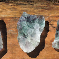 Genuine Purple and Green Fluorite Chunks - Choose Your Crystal