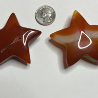 Carnelian Star - (Choose Your Crystal)