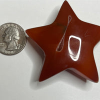 Carnelian Star - (Choose Your Crystal)