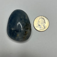 Celestite Palm Stone