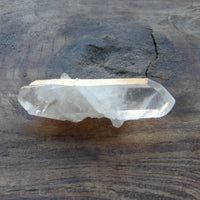 Natural Lemurian quartz with distinctive growth markings