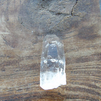 Close-up of Lemurian quartz striations and texture