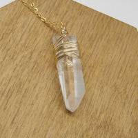 Lemurian Seed Necklace on 14kt gold filled chain