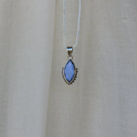 Marquis Shaped Labradorite Pendant