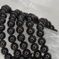 Nuummite Bracelet | 8mm Natural Gemstone Stretch Bracelet