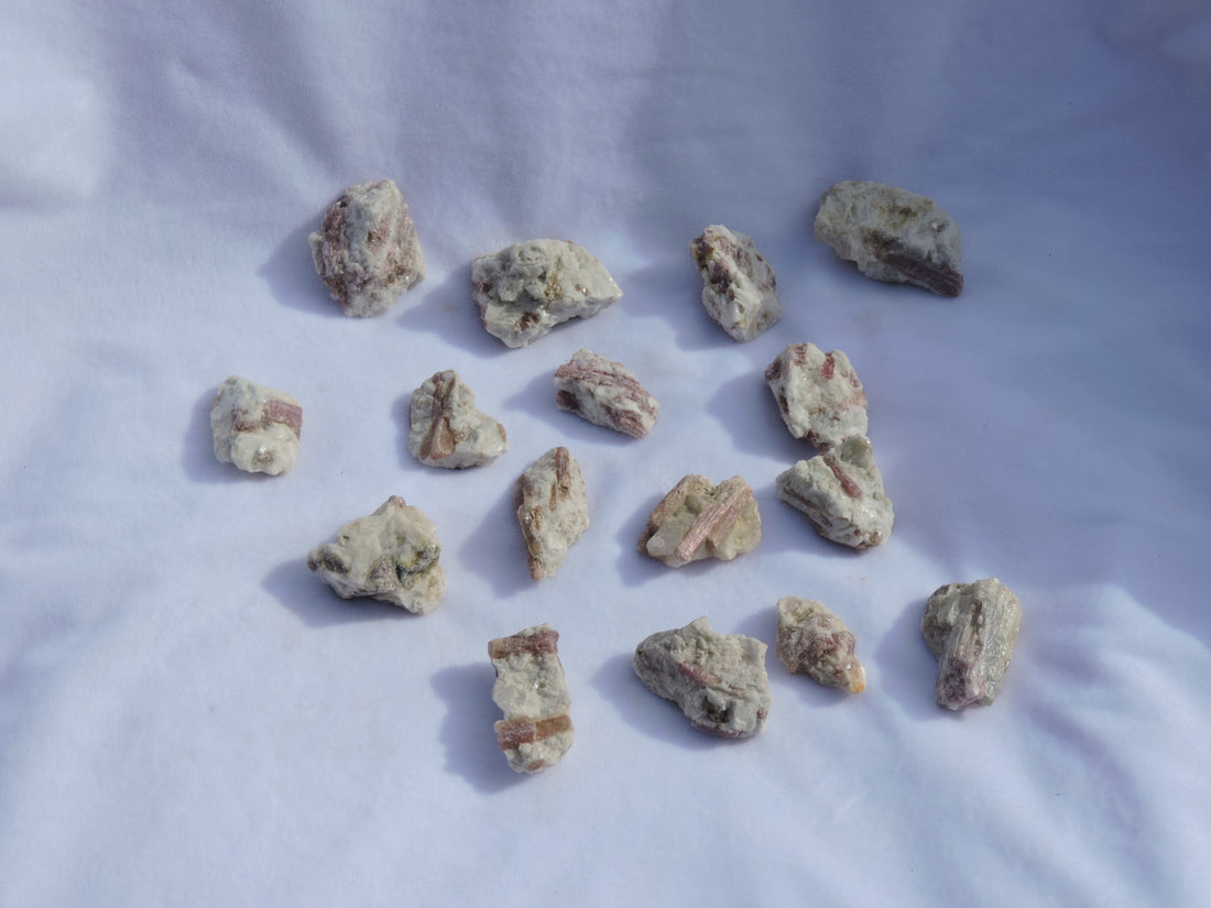 Pink Tourmaline on Matrix