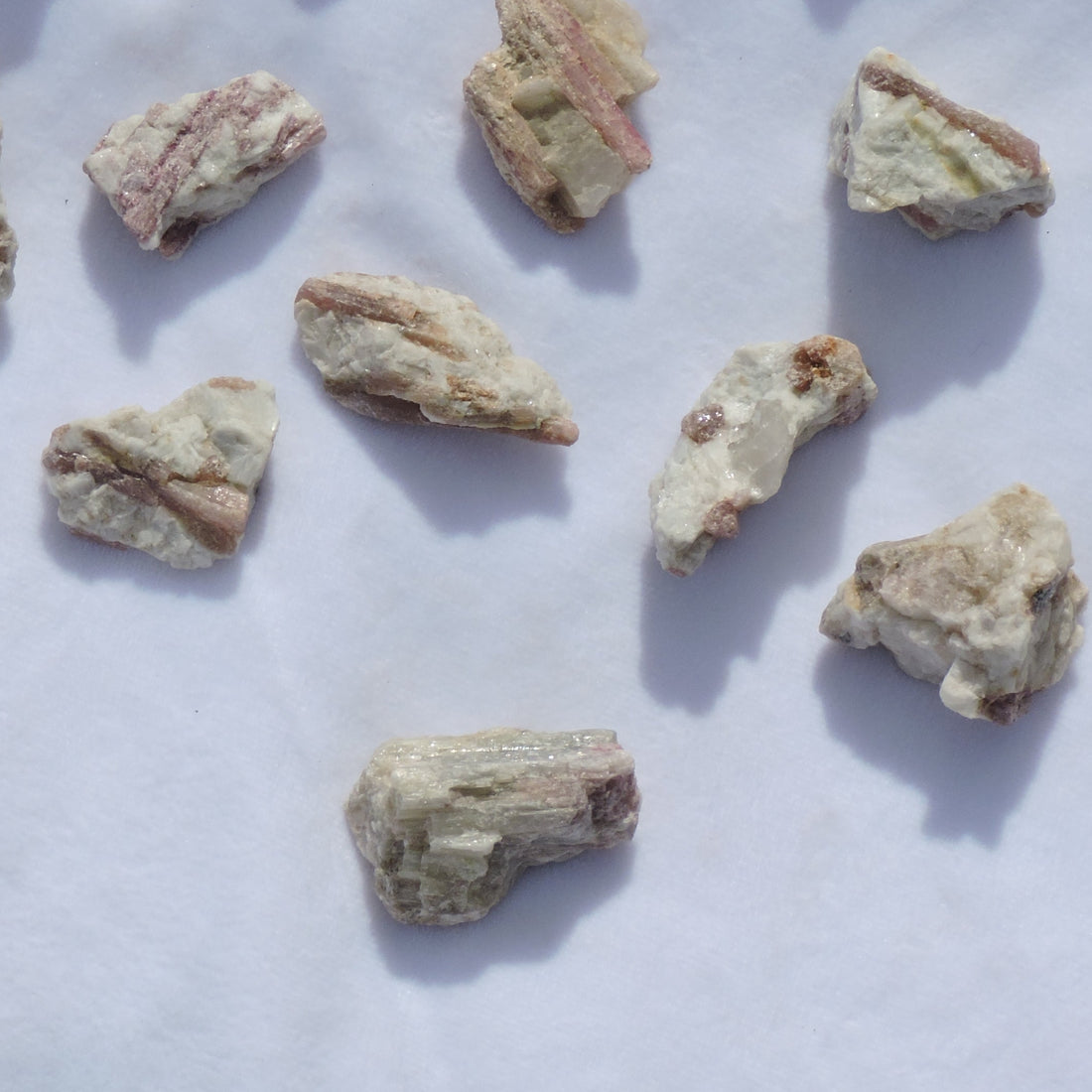 Pink Tourmaline on Matrix