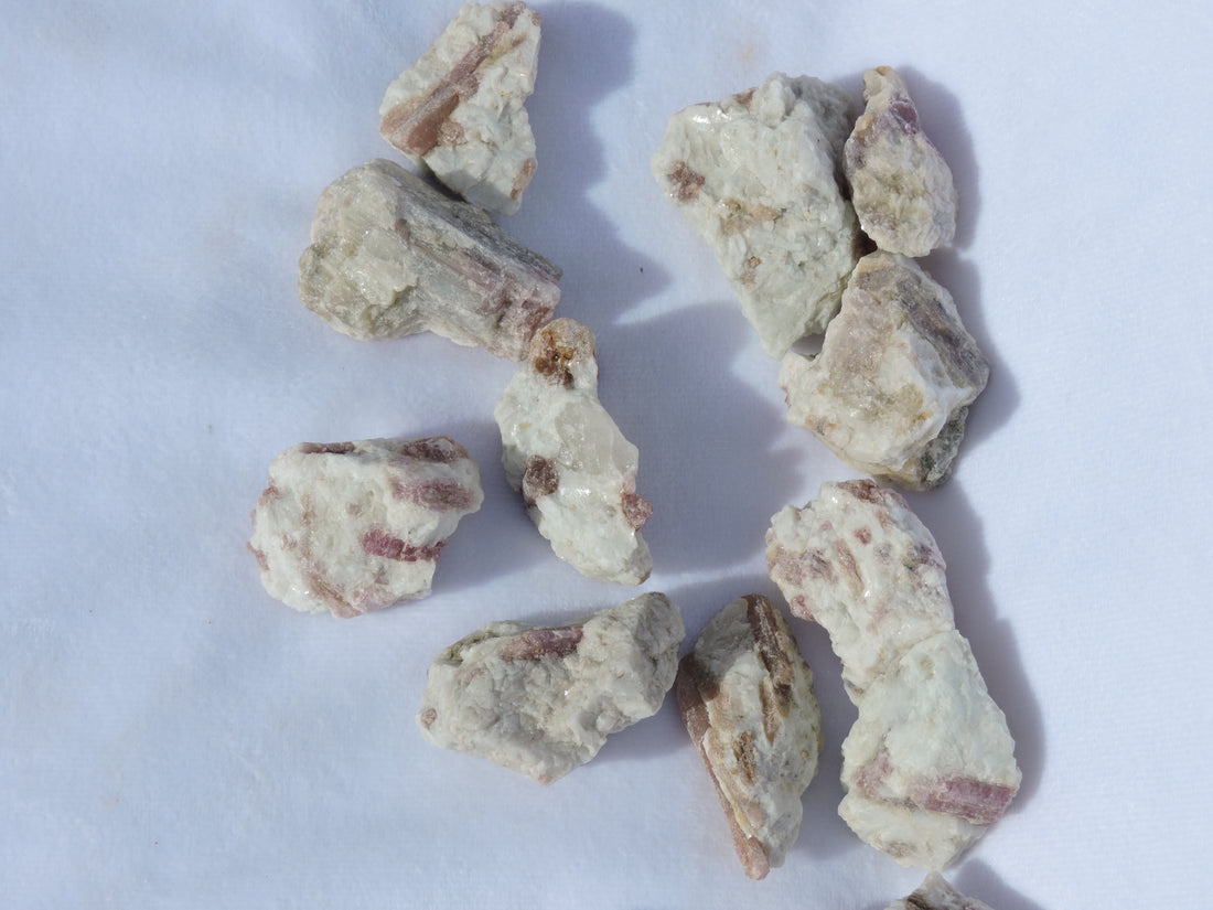 Pink Tourmaline on Matrix