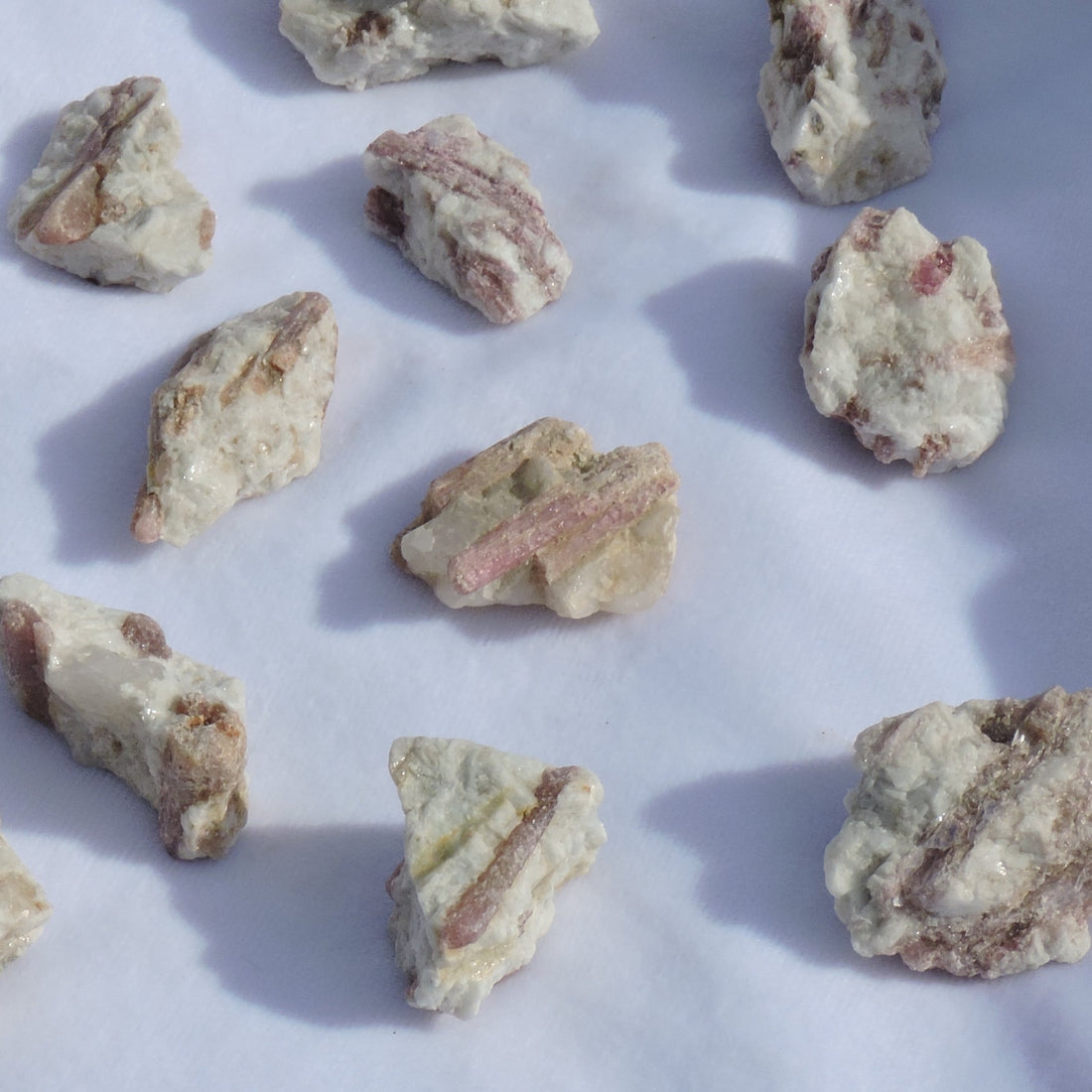 Pink Tourmaline on Matrix