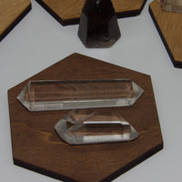✨ Double-Terminated Polished Phantom Quartz Points (2” & 3”)