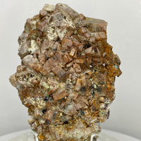 Raw Moonstone (Feldspar) collector specimen on natural matrix from El Pili Mine, Chihuahua, Mexico.