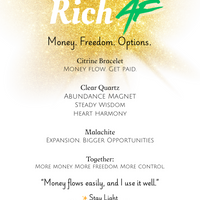 Rich AF Crystal Bundle | Citrine, Malachite, Clear Quartz & Selenite