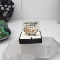 Rose Quartz Geode Cluster