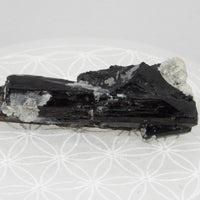 Schorl with Hyalite Opal Specimen – Mexico