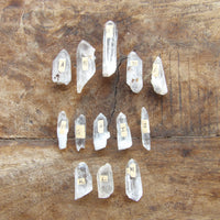 Sedona Charged Clear Quartz points Star Woman Crystals