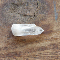 Natural companion clear quartz