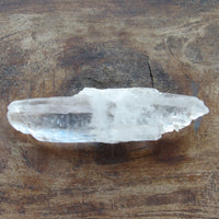 Double terminated self healed clear quartz point