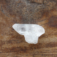 Clear quartz point unique formation