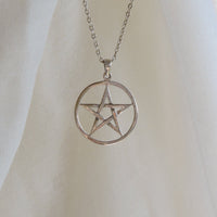 Sterling Silver Pentacle Pendant