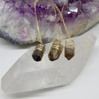 Smoky Quartz Point Necklace