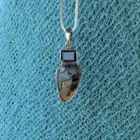 Spinel and Pietersite Pendant
