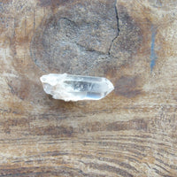 Sedona charged clear quartz point unique formation