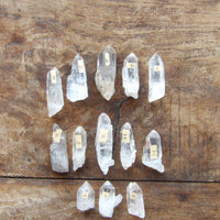 Sedona Charged Clear Quartz points Star Woman Crystals