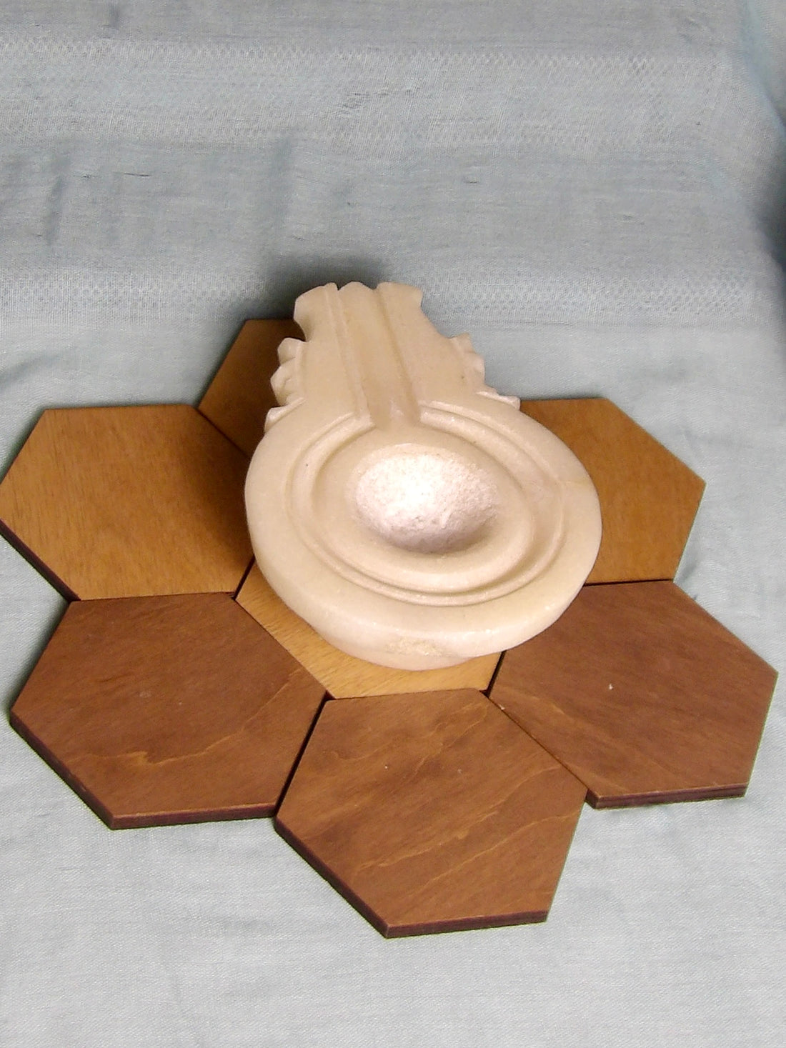 Sacred Shiva Lingam & Yoni Base Set (Large)