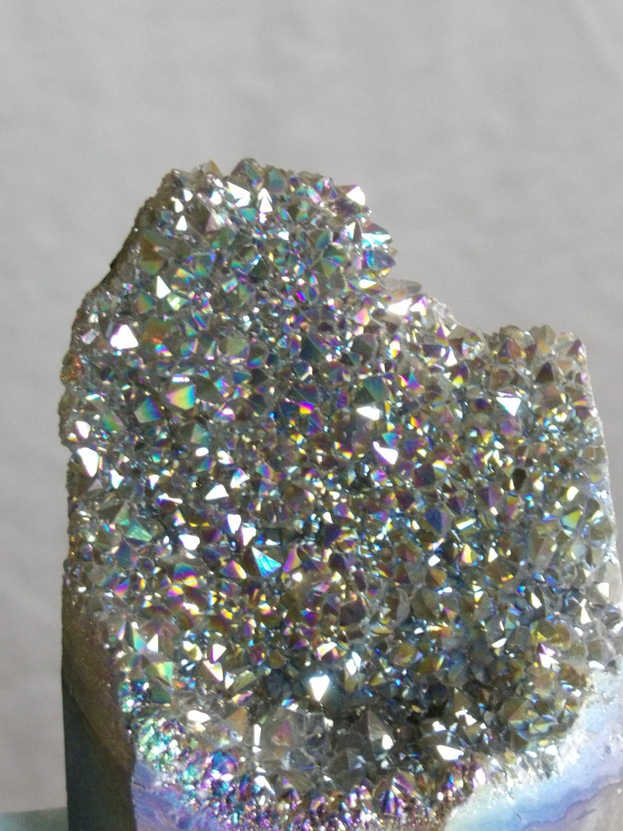 🌈 Angel Aura Quartz Cut Base (4 lbs • 6x5”)