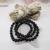 Shungite stretch bracelet 8mm beads