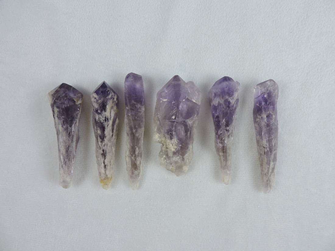 Amethyst Laser Wands - (Price Per Piece)